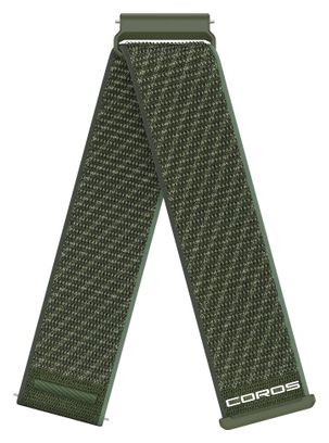 Coros Apex 4 24 mm Nylon Watch Band Green