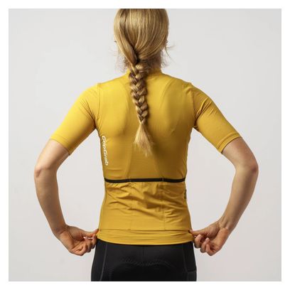 Maillot Manches Courtes Femme RIDE Jaune 