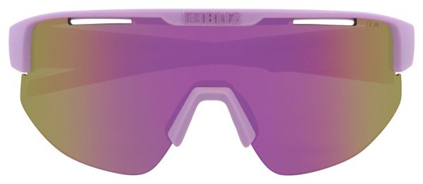 Bliz Matrix Matte Purple Goggles - Mirror Purple