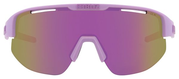 Bliz Matrix Matte Purple Goggles - Mirror Purple