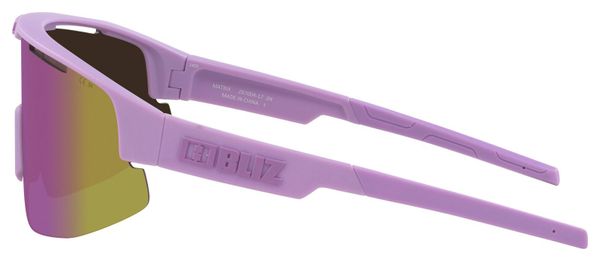 Bliz Matrix Matte Purple Goggles - Mirror Purple