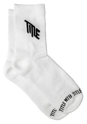 Chaussettes Title VTT Everyday Blanc