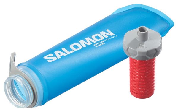 Bouteille à main Salomon Soft Flask XA Filter 490ml Bleu