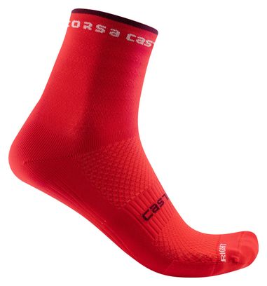 Castelli Rosso Corsa 11 Rood Damessokken