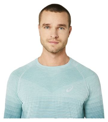 Camiseta de manga larga sin costuras Asics Azul Hombre