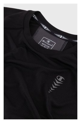 Champion Quick-Dry Reflecterende Korte Mouw Trui Zwart