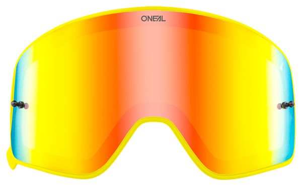 O'Neal B-50 Goggle Spare Lens Yellow Frame Mirror Red Lens