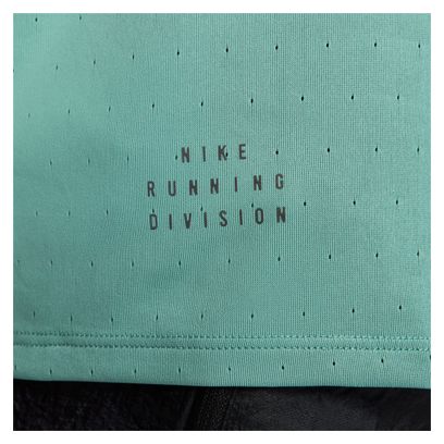 Nike Running Division short-sleeved jersey Green Homme