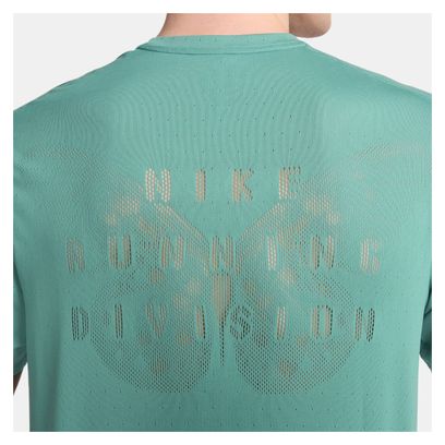 Camiseta de manga corta Nike Running Division Hombre Verde