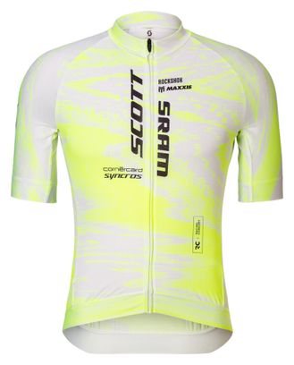 Scott RC Pro Men's Short-Sleeve Jersey, Yellow/White