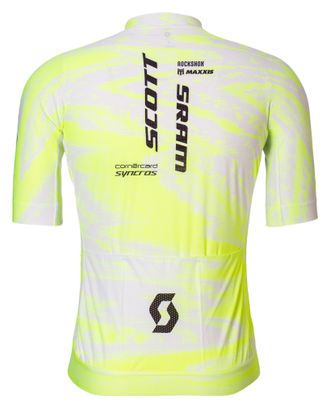 Scott RC Pro Men's Short-Sleeve Jersey, Yellow/White