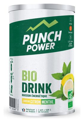 Boisson Biodrink Punch Power citron-menthe – 500g