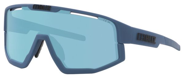 Gafas Bliz Fusion Pequeñas Azul Mate - Azul Hielo Espejo