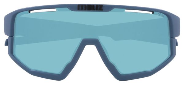 Bliz Fusion Small Mat Blue - Mirror Ice Blue Brillen