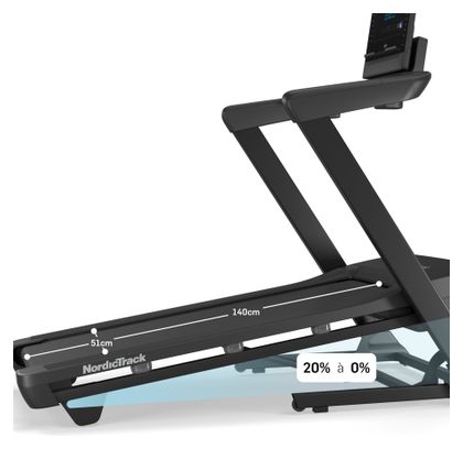 Tapis de course T Series 7 Pliable / Pente +10% / 16 km/h