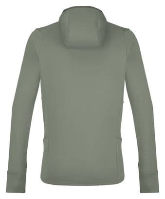 Heren fleece Jas Salewa Puez Polarlite Hoodie Grijs
