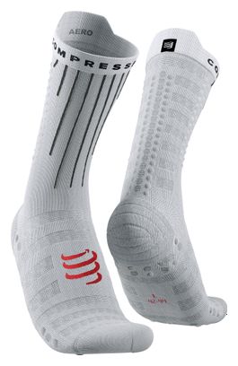 Compressport Aero Socks Weiß/Rot