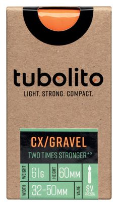Tubolito Cx / Gravel 700c Presta 60 mm Inner Tube