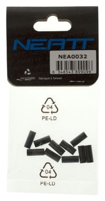 Tapones de aluminio para la carcasa exterior del freno de NEATT - Negro