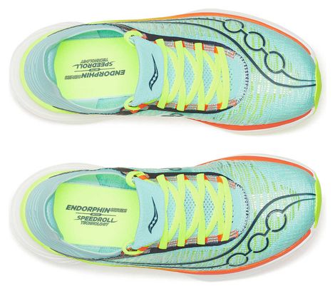 Chaussures Running Saucony Endorphin Elite 2 Bleu/Orange/Jaune Unisexe