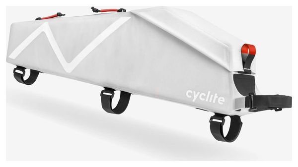 Cyclite Oberrohrtasche groß / 02  | 2,2 l | Hellgrau