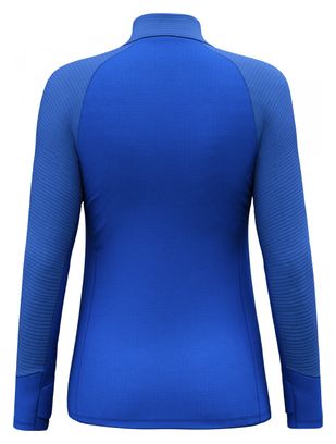 Women's Salewa Vajolet Polarlite Responsive Half Zip Fleece Blue