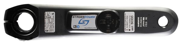 Kurbel Leistungsmesser Stages Cycling Stages Power L Shimano GRX R810 Schwarz