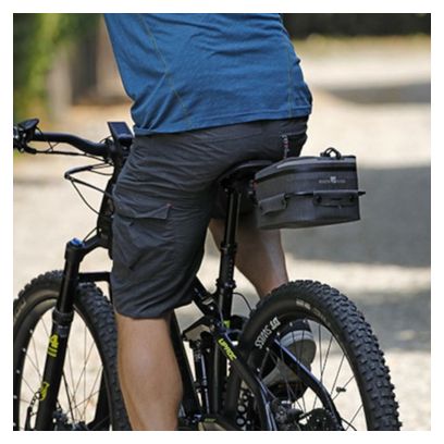 Sacoche de Selle Contour Imperméable Klickfix Gris