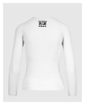 Maillot de Corps Femme Assos LS Skin Layer Blanc
