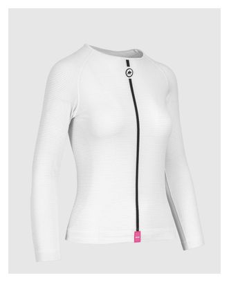 Maillot de Corps Femme Assos LS Skin Layer Blanc