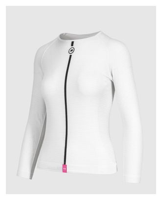 Maillot de Corps Femme Assos LS Skin Layer Blanc