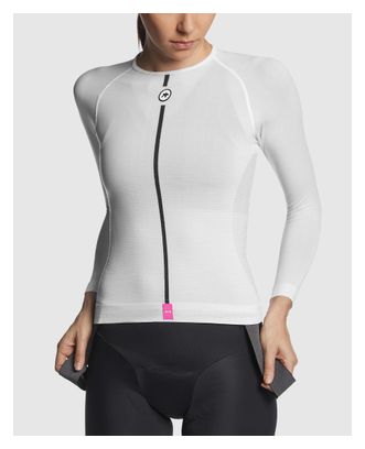 Maillot de Corps Femme Assos LS Skin Layer Blanc
