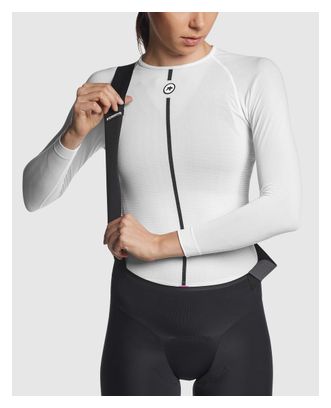 Maillot de Corps Femme Assos LS Skin Layer Blanc