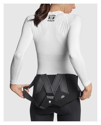Maillot de Corps Femme Assos LS Skin Layer Blanc