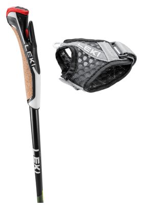 Leki Flash Carbon Nordic Walking Stöcke Grün/Schwarz
