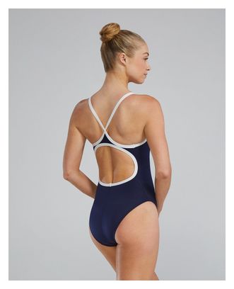 Maillot de bain Tyr Hexa Diamondfit Bleu/Blanc Femme