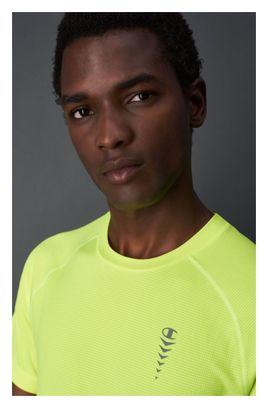 Champion Quick-Dry Reflecterende Korte Mouw Jersey Fluo Geel