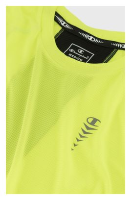 Champion Quick-Dry Reflective Short Sleeve Jersey Fluo Yellow