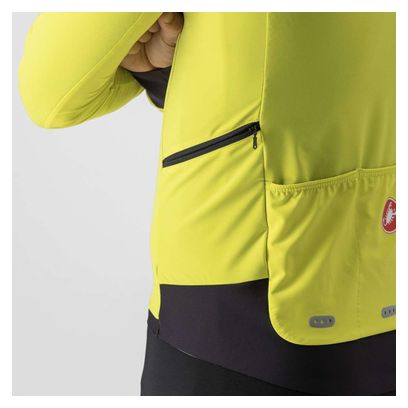 Castelli Alpha Flight Ros Giacca a manica lunga Giallo