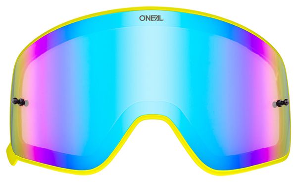 O'Neal B-50 Goggle Spare Lens Yellow Frame Mirror Blue Lens