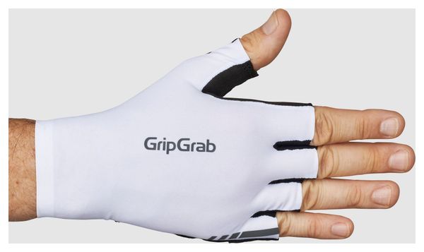 Gants Courts GripGrab Faststream Aero Blanc