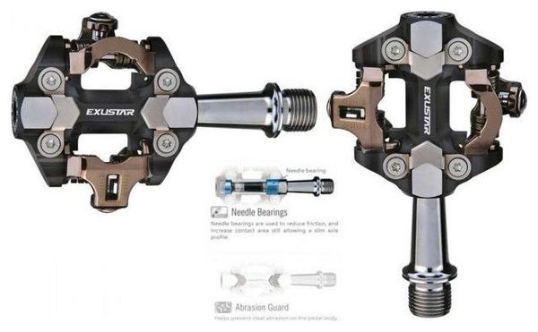 Pédales Exustar E-PM222