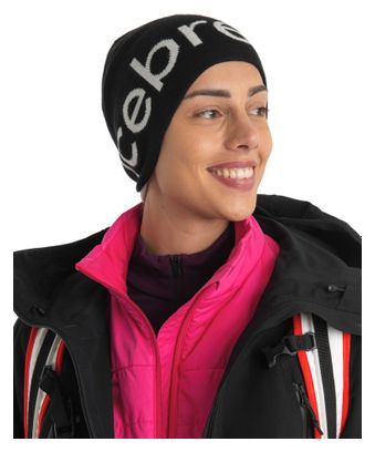 Unisex Icebreaker Merino Mütze Schwarz