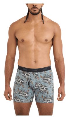 Saxx Quest Quick-Dry Mesh-boxershort, blauw/meerkleurig, heren