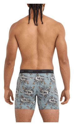 Saxx Quest Quick-Dry Mesh-boxershort, blauw/meerkleurig, heren
