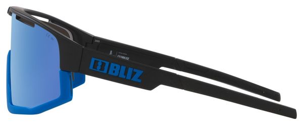 Lunettes Bliz Fusion Noir Mat - Mirror Blue