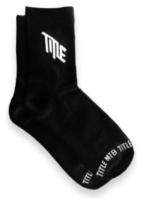 Chaussettes Title VTT Everyday Noir