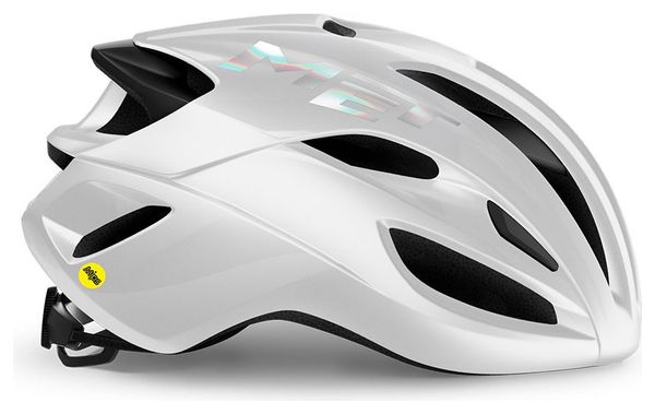 Casque Met Rivale Mips Blanc Holographique Brillant