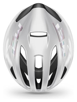 Casque Met Rivale Mips Blanc Holographique Brillant