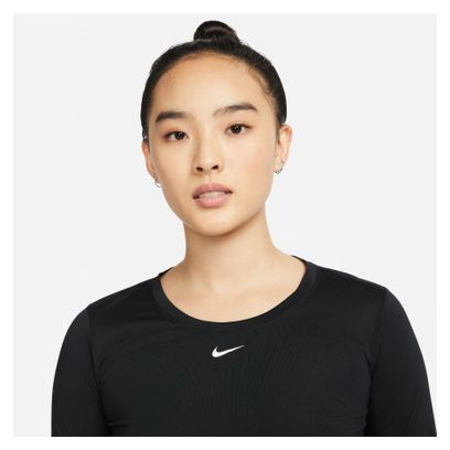 Nike Dri-Fit One Long Sleeve Jersey Zwart Dames